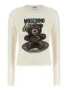 Moschino Crew Neck Sweater With Teddy Bear Motif