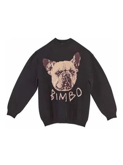 Moschino Sweater In Black