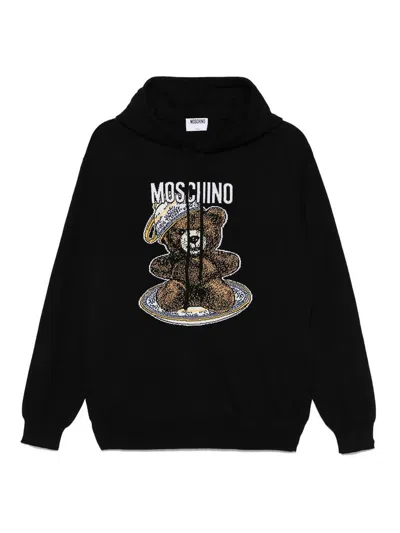 Moschino Sweater In Black