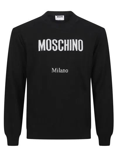 Moschino Sweater In Black