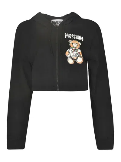 Moschino Sweater In Black