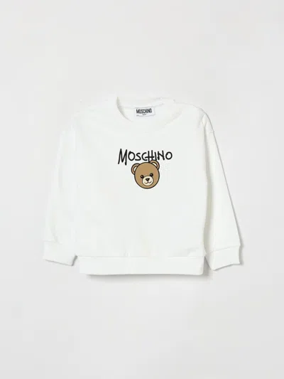 Moschino Babies'  Sweater Kids Color White