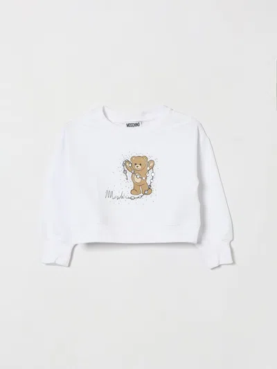 Moschino Sweater Kids Color White