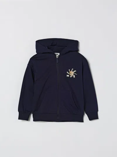 Moschino Kids' セーター  ボーイ カラー ブルー In Blue