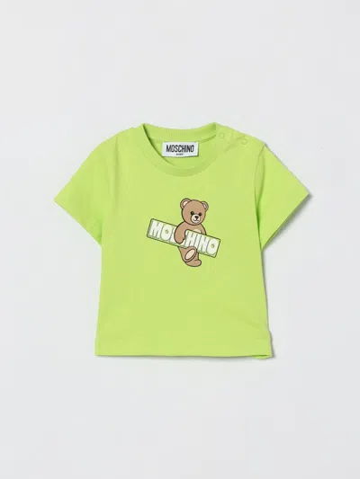 Moschino Babies' セーター  ボーイ カラー グリーン In Green