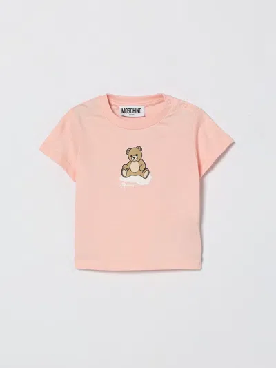 Moschino Babies' セーター  ボーイ カラー ピンク In Pink