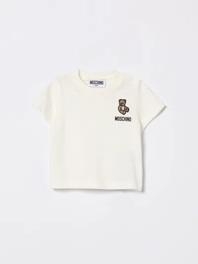 Moschino Babies' Pullover  Kinder Farbe Weiss In Neutral
