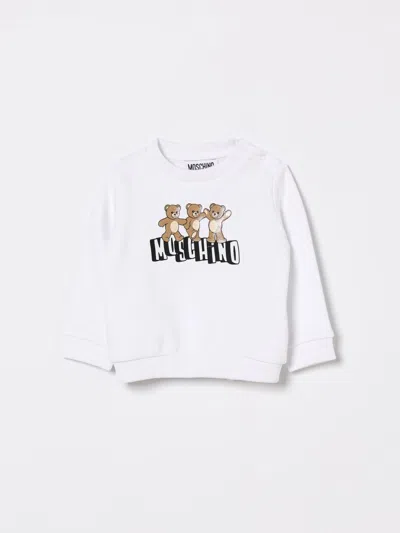 Moschino Babies' Pullover  Kinder Farbe Weiss In White