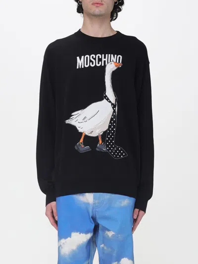 Moschino Sweater Men  Couture In Black