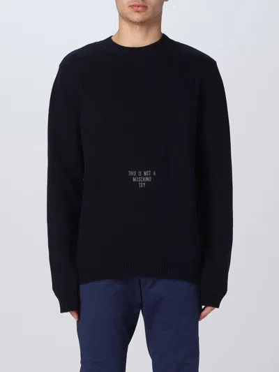 Moschino Sweater  Couture Men Color Blue