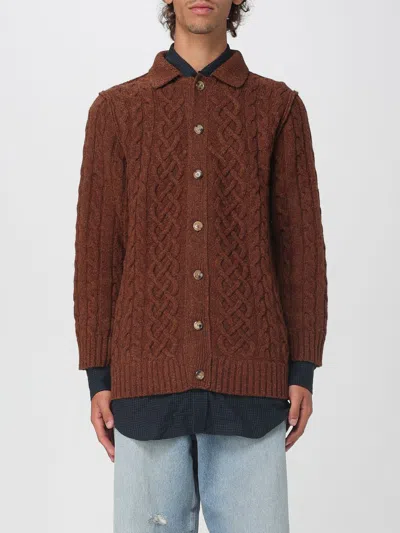 Moschino Sweater  Couture Men Color Brown