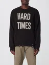 Moschino Distressed Ribbed Sweater With Cuffs And Hem In Brown