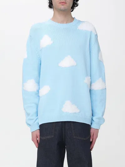 Moschino Sweater Men  Couture In Blue