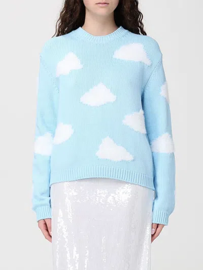 Moschino Sweater Woman  Couture In Blue