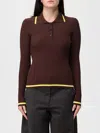 Moschino Polo Shirt  Jeans Woman Color Brown In Brown