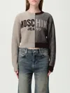 Moschino Sweater  Jeans Woman Color Brown In Multi