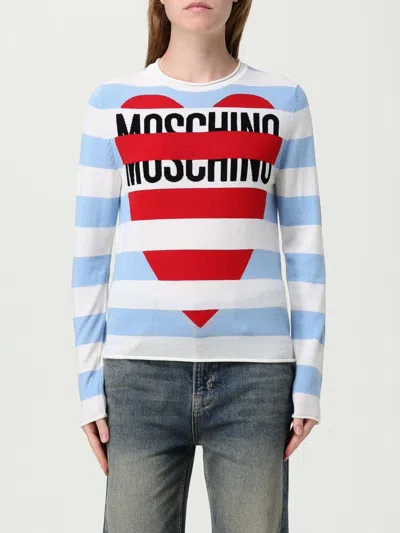 MOSCHINO SWEATER MOSCHINO JEANS WOMAN COLOR MULTICOLOR,H29732005