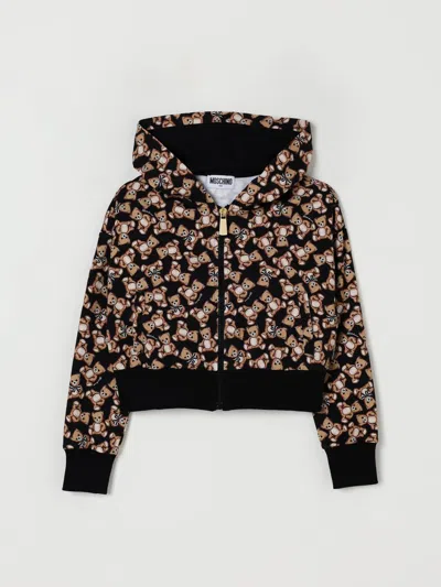 MOSCHINO SWEATER MOSCHINO KIDS COLOR BLACK,H27831002