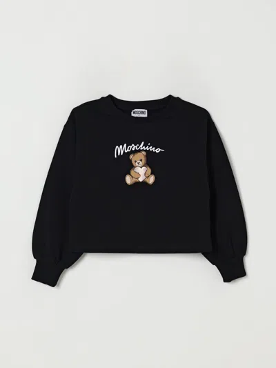 MOSCHINO SWEATER MOSCHINO KIDS COLOR BLACK,H28017002