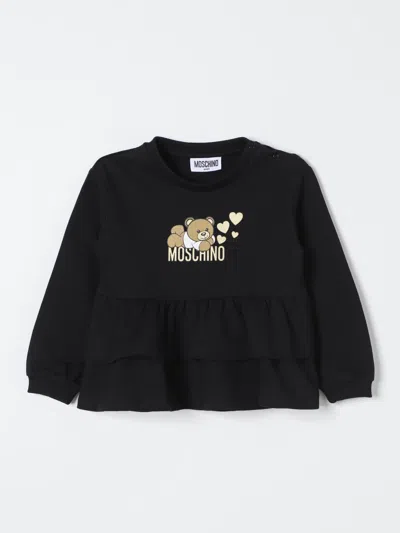 Moschino Babies' Sweater  Kids Color Black In Schwarz