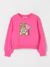 Moschino Round-neck Sweater In Fuchsia