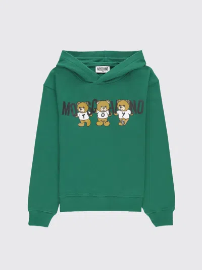 MOSCHINO SWEATER MOSCHINO KIDS COLOR GREEN 416613012