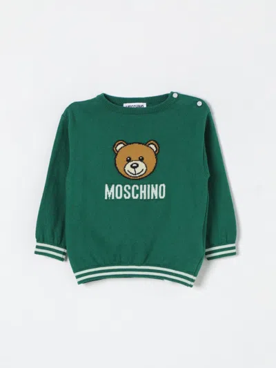 Moschino Babies' Sweater  Kids Color Green In Grün