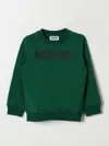 MOSCHINO SWEATER MOSCHINO KIDS COLOR GREEN,416624012