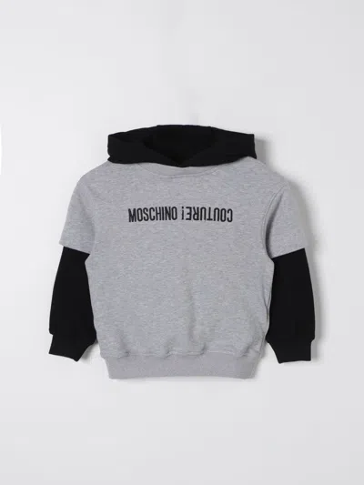 Moschino Sweater  Kids Color Grey In Grau