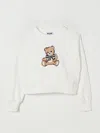 Moschino Bear-print Sweatshirt In White