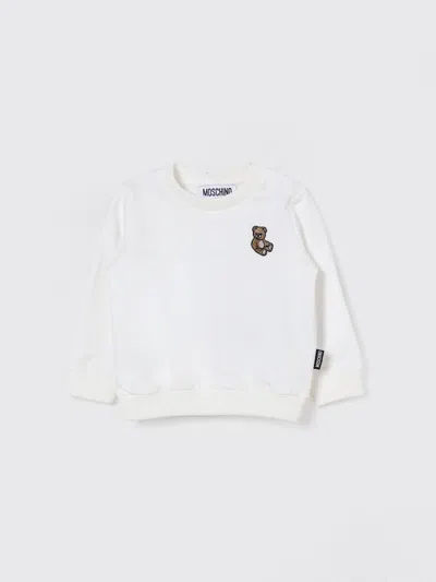 Moschino Babies' Sweater  Kids Color White
