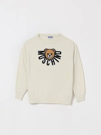 Moschino Sweater  Kids Color White In Neutral