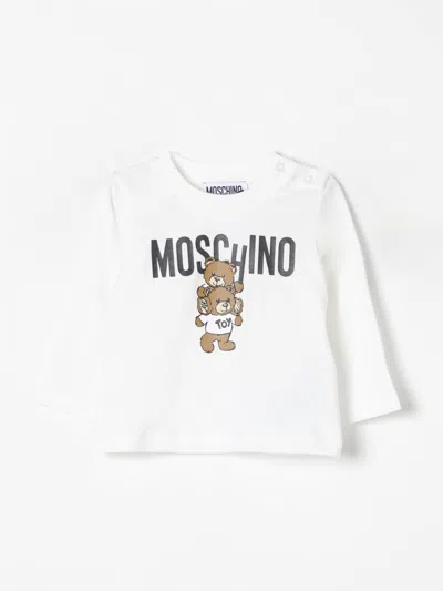 Moschino Babies' Jumper  Kids Colour White In Weiss