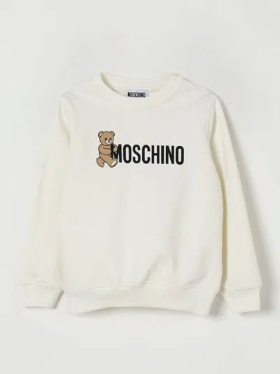 Moschino Sweater  Kids Color Yellow Cream In White