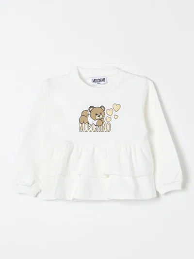 Moschino Babies' Sweater  Kids Color Yellow Cream