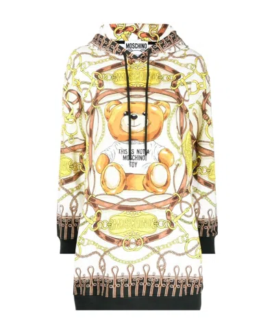 Moschino Sweater-style Dress In Multicolor