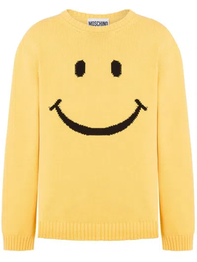 MOSCHINO MOSCHINO SWEATER WITH EMBROIDERY