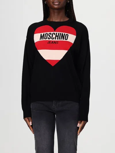 Moschino Sweater Woman  Jeans In Black