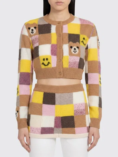 Moschino Multicolour Graphic Print Cardigan