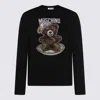 Moschino Teddy Bear Cotton T-shirt In Black
