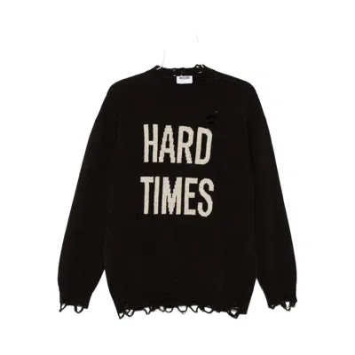 Moschino Sweaters In Black