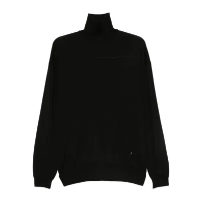 MOSCHINO SWEATERS BLACK