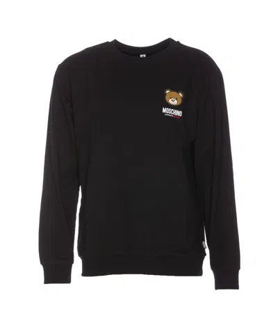 Moschino Sweaters In Black