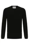 Moschino Rib-knit Wool Sweater In Black