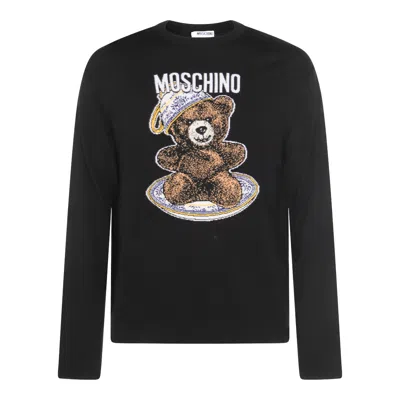 Moschino Sweaters Blacks And Greys