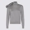 Moschino Sweaters Blacks And Greys In Gray