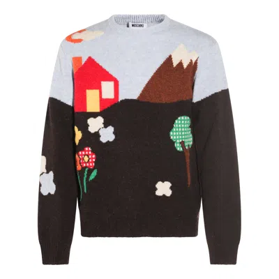 Moschino Sweaters Bright In Blue