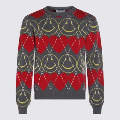 Moschino Sweaters Bright In Gray