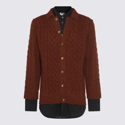 Moschino Sweaters Brown