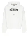 Moschino Long-sleeved Sweatshirt In White